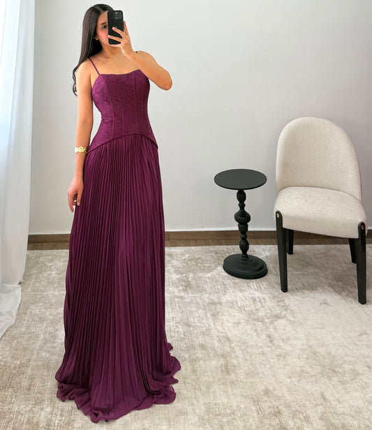 Vestido Moira Púrpura