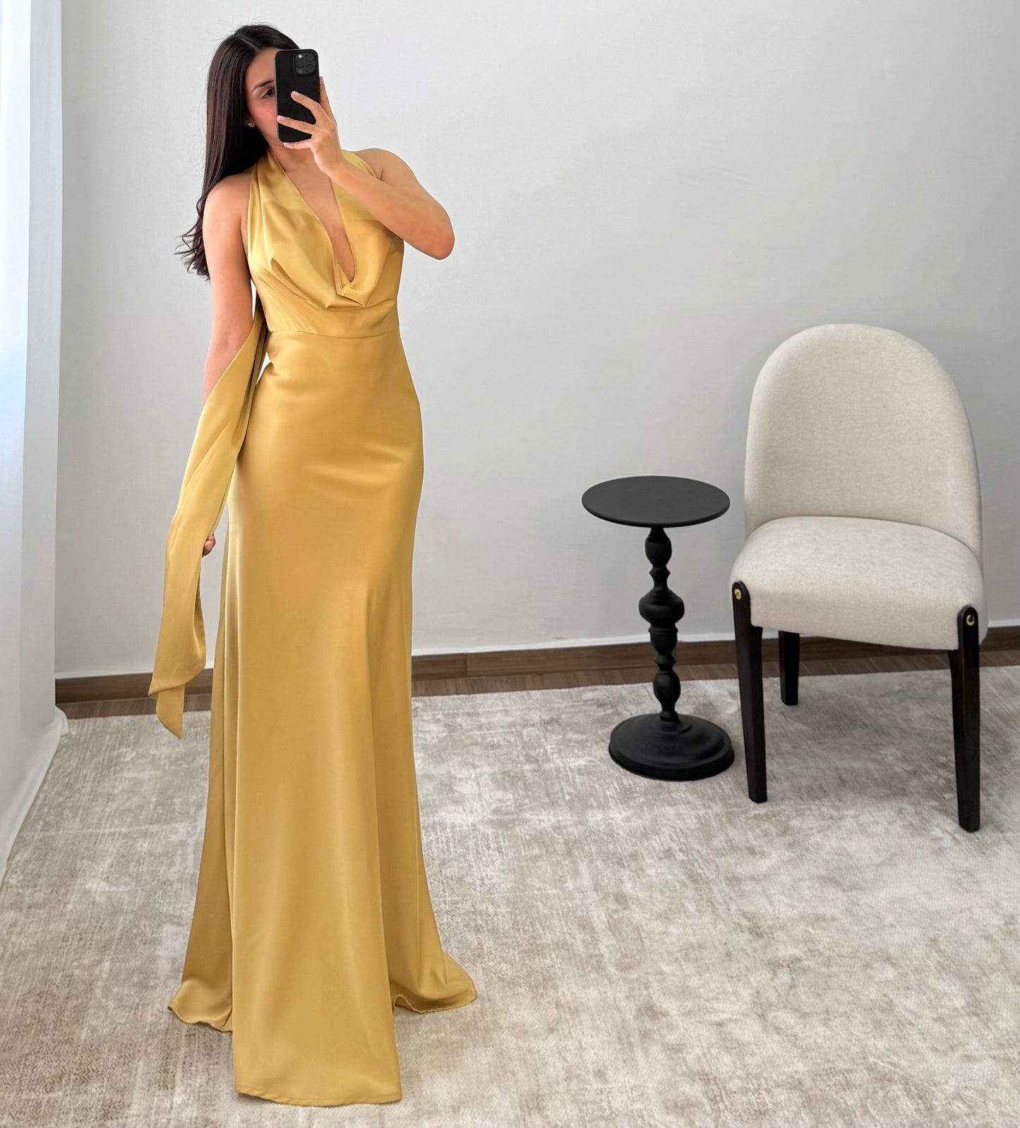 Vestido Catalina Oro