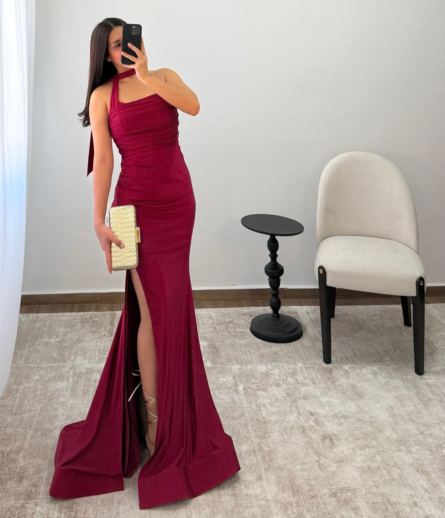 Vestido Adela Vino