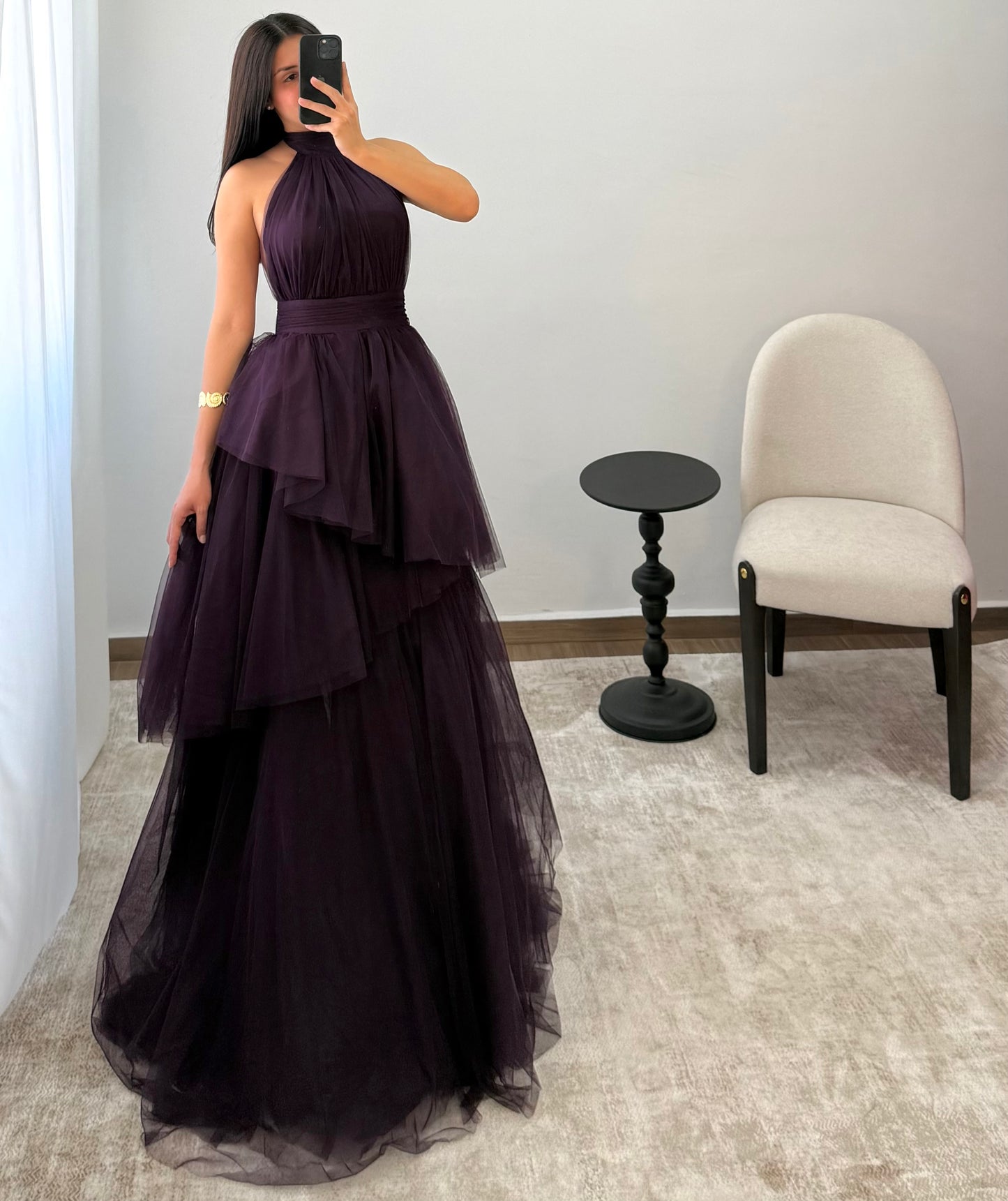Vestido Priscila Ciruela