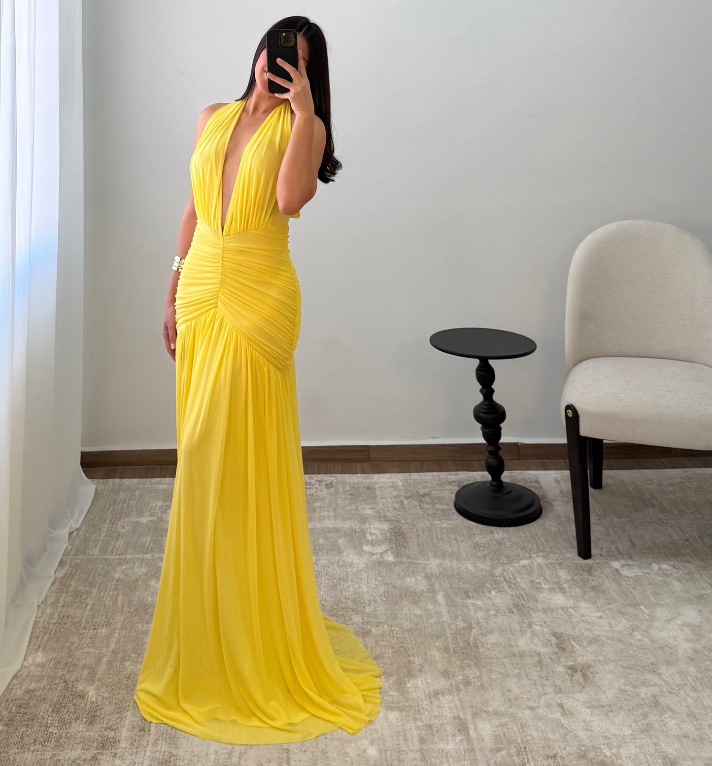 Vestido Lisa Amarillo