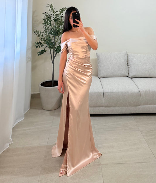Vestido Marina Champagne