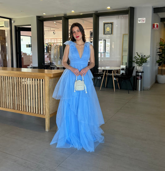 Vestido Camila Azul