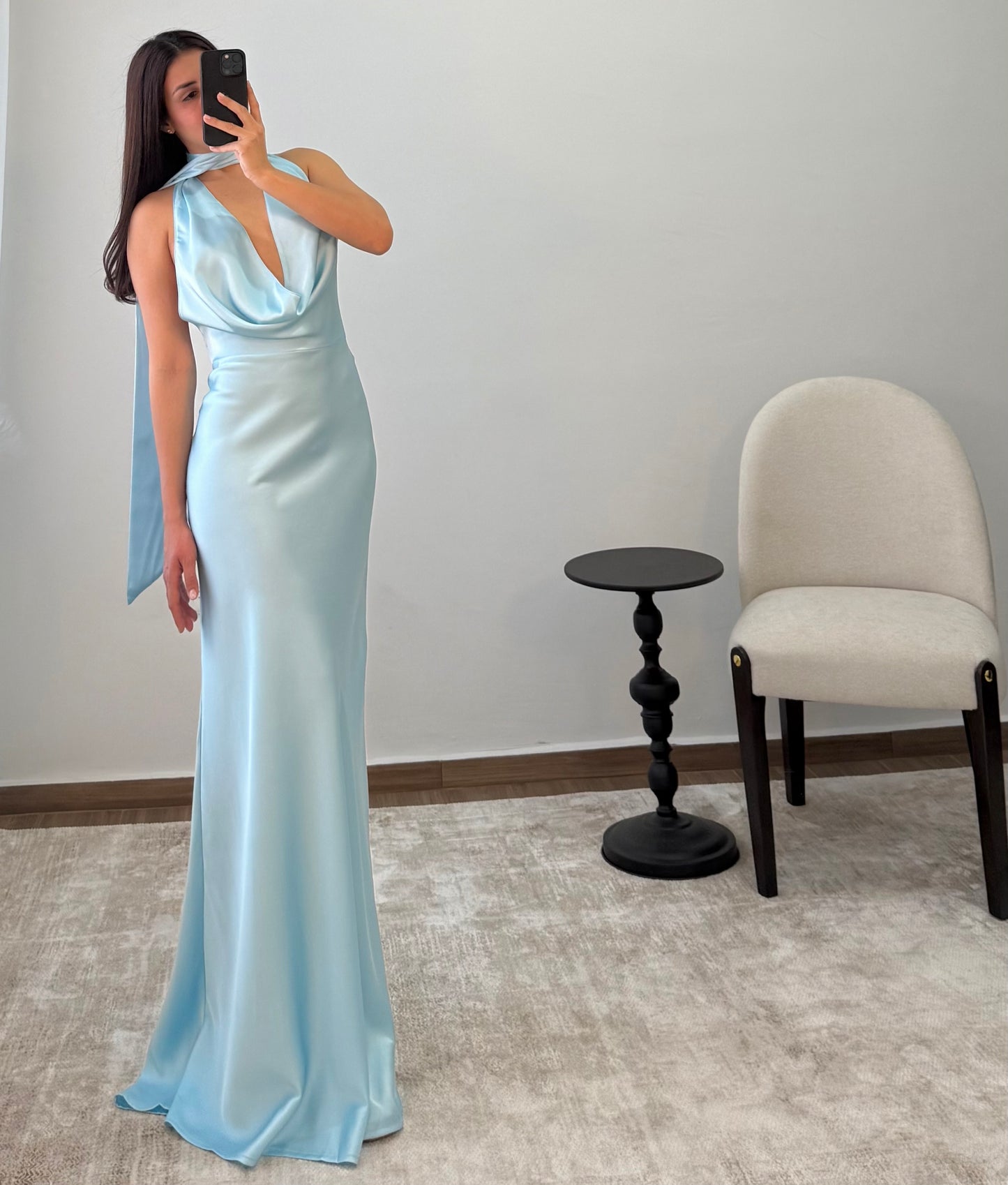 Vestido Catalina Azul Claro