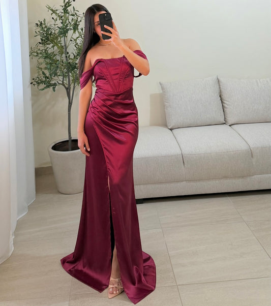 Vestido Abigail Vino