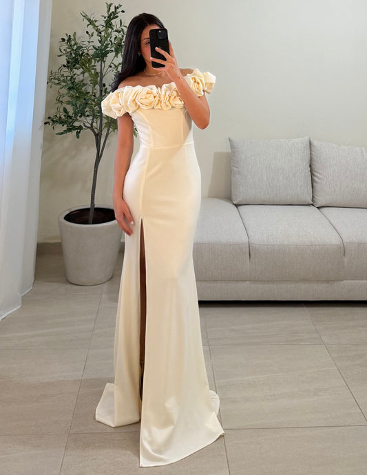 Vestido Mariana Crema