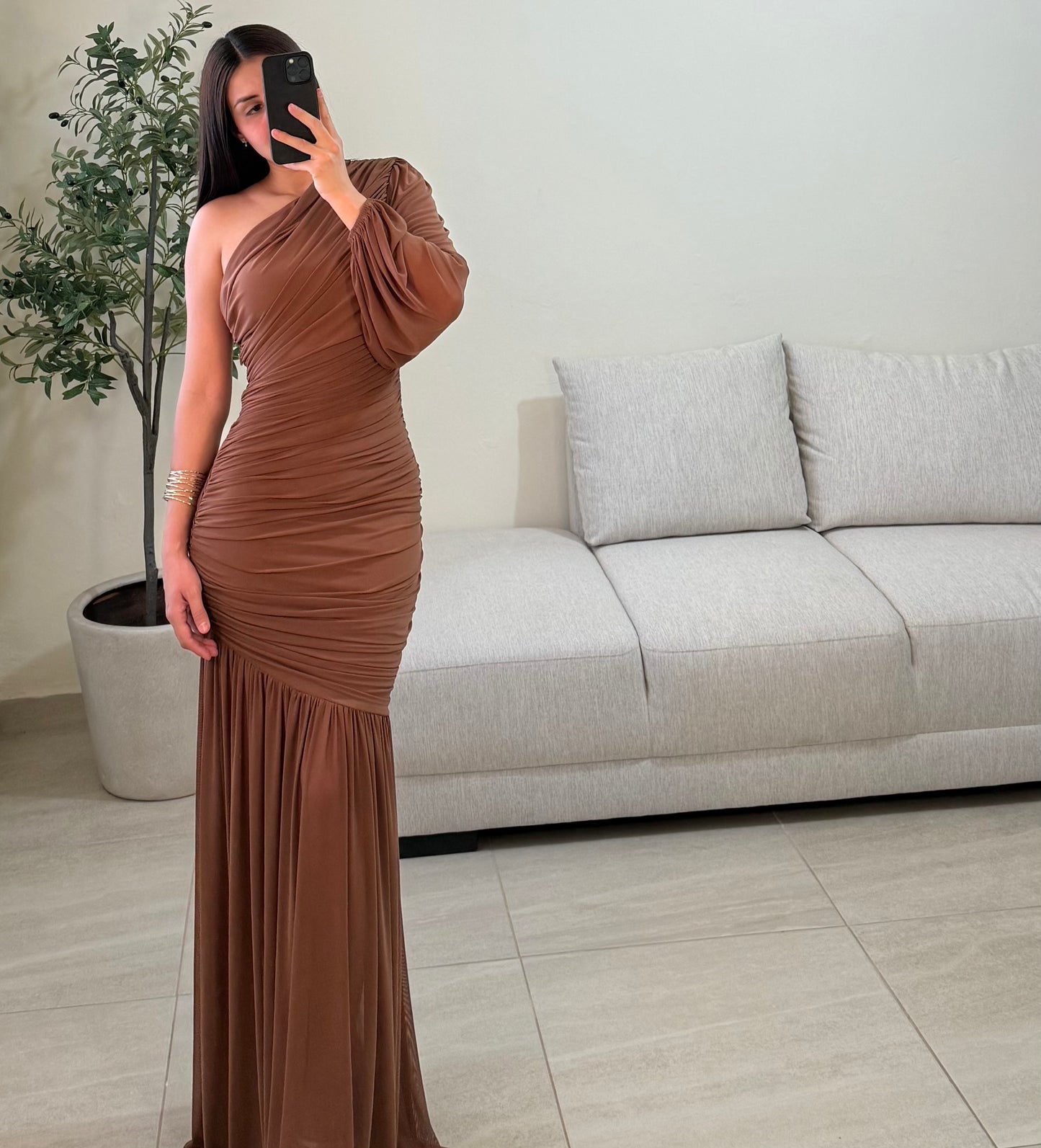 Vestido Luisa Café