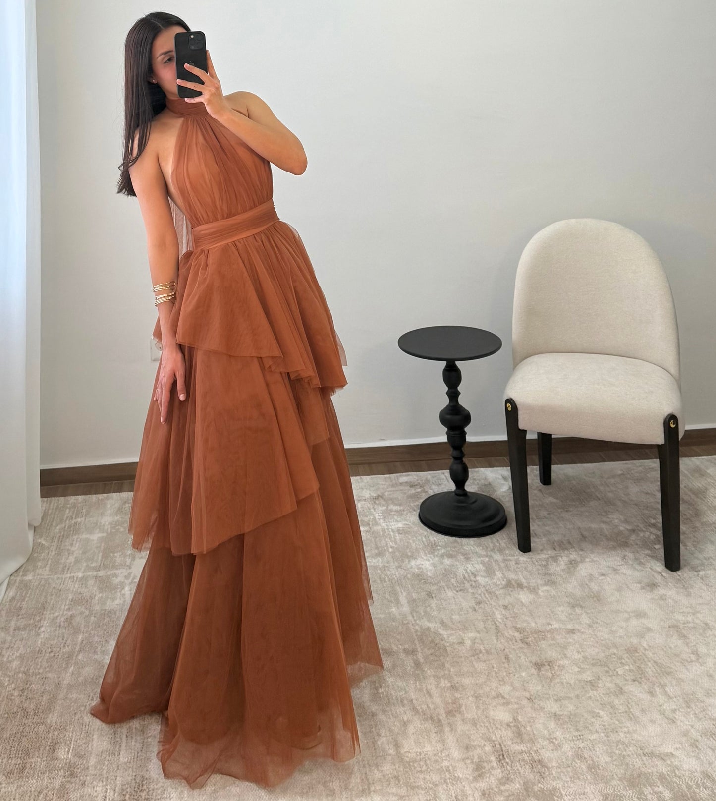 Vestido Priscila Café