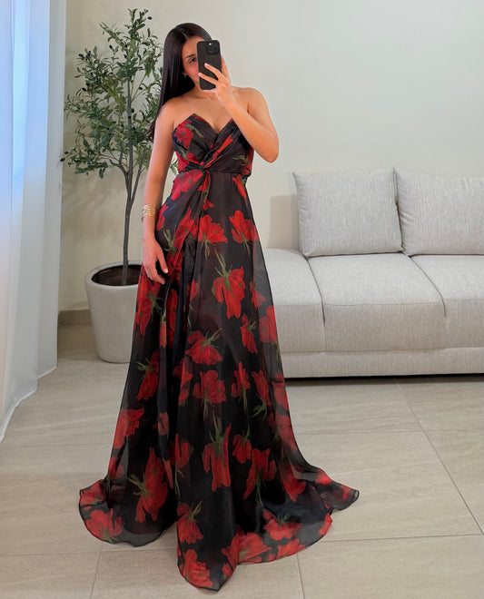 Vestido Melania Flores