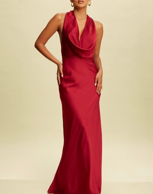 Vestido Catalina Vino