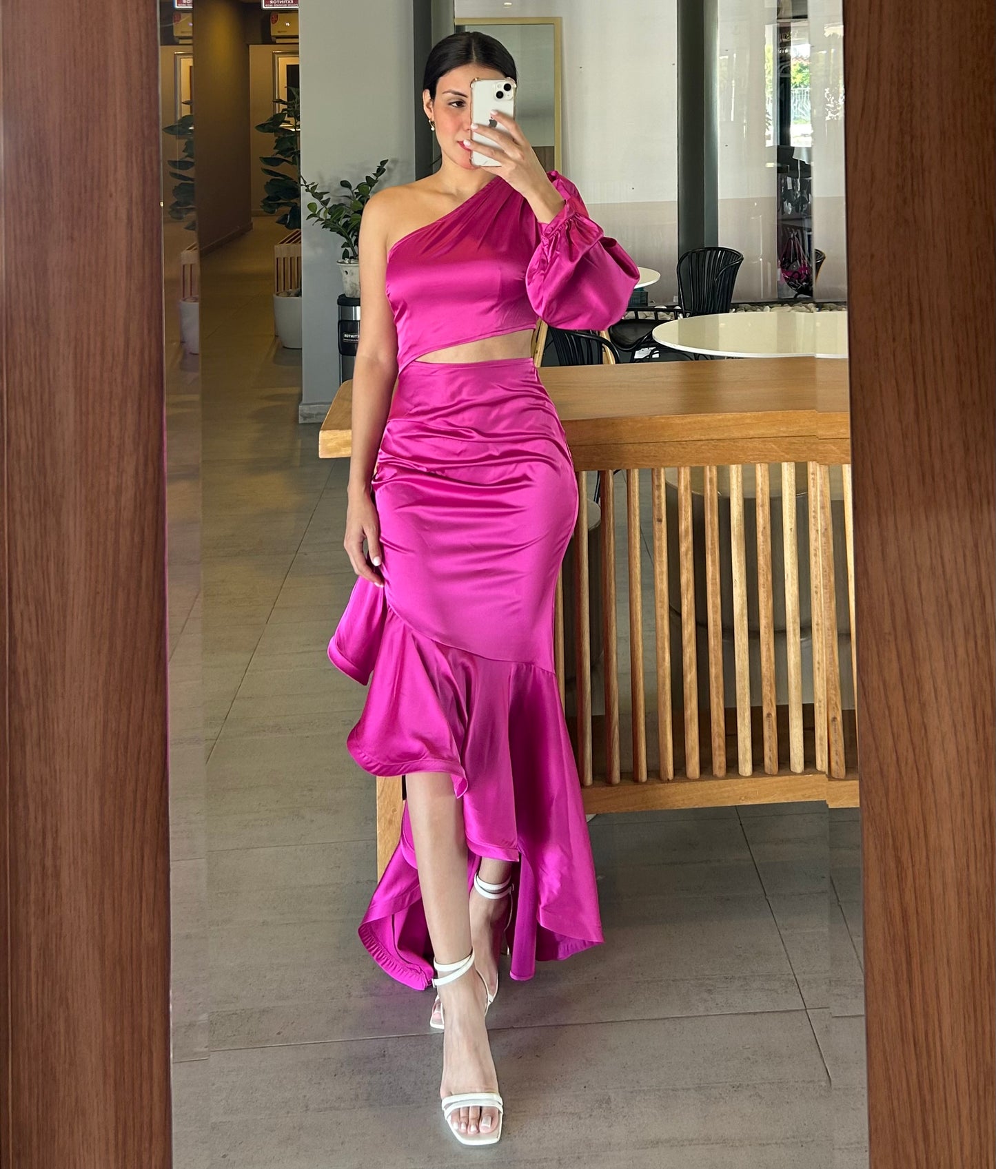Vestido Regina Fucsia