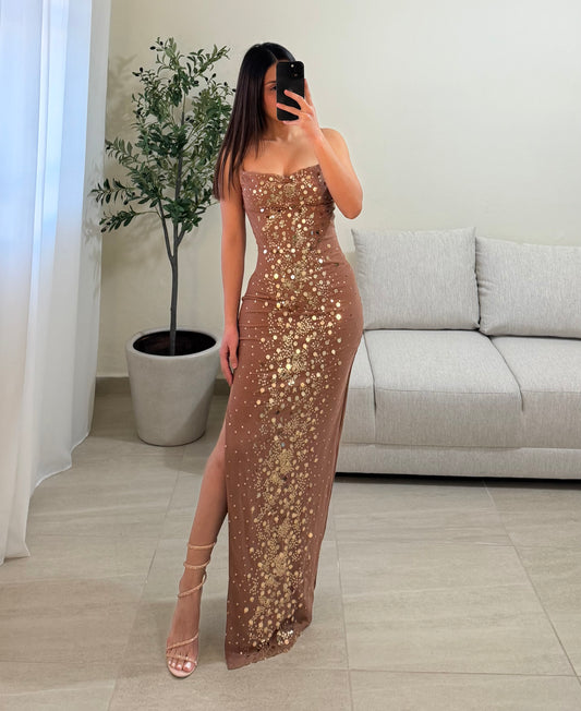 Vestido Lluvia Mocha