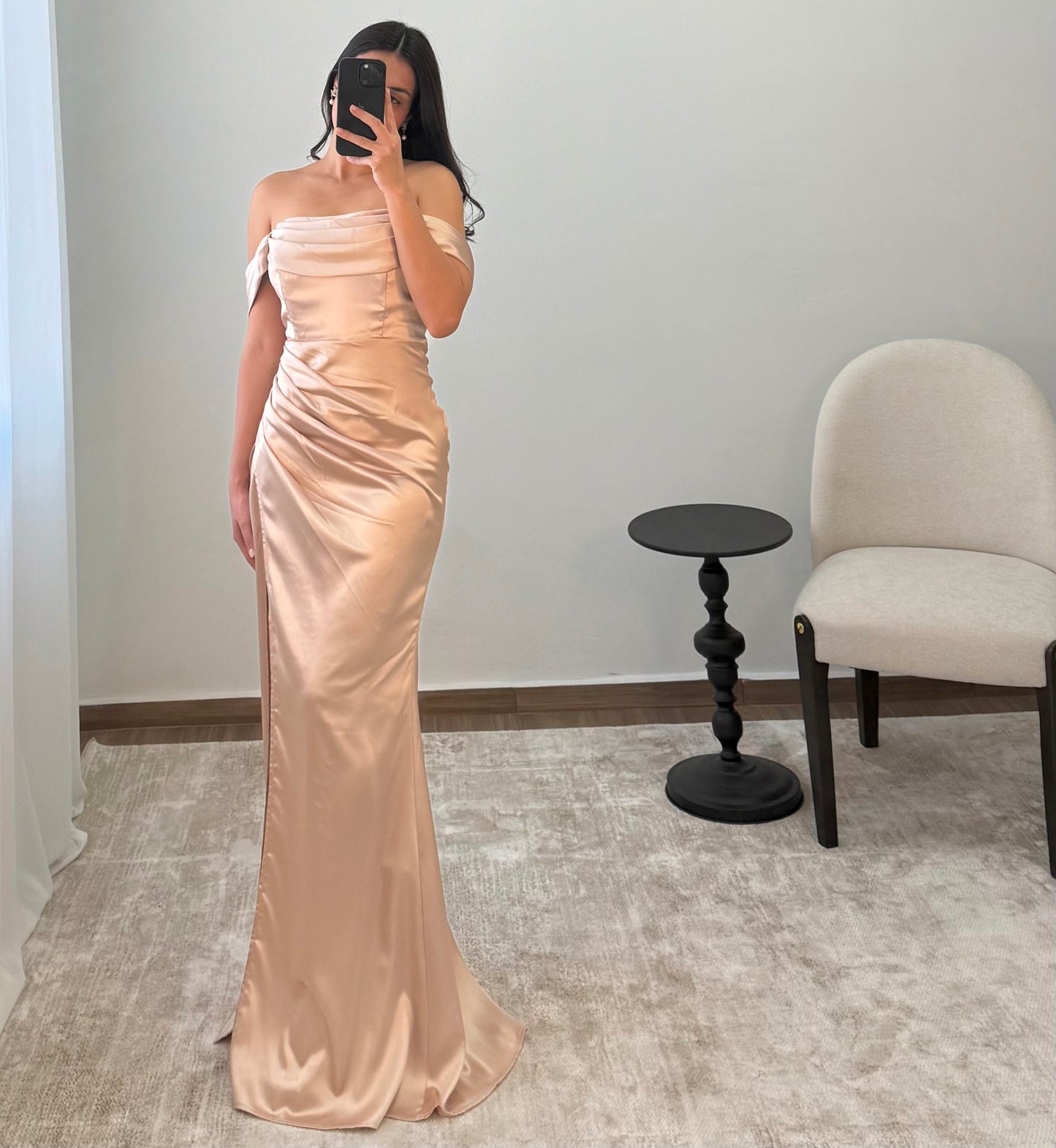 Vestido Marina Champagne