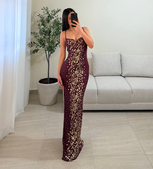 Vestido Lluvia Vino