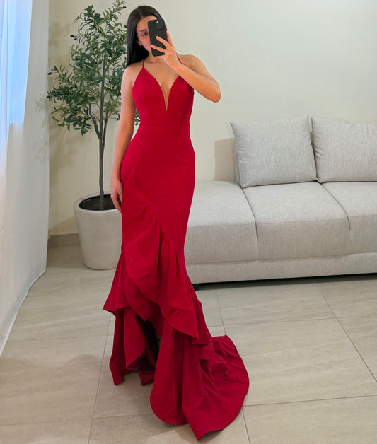 Vestido Flamenco Rojo