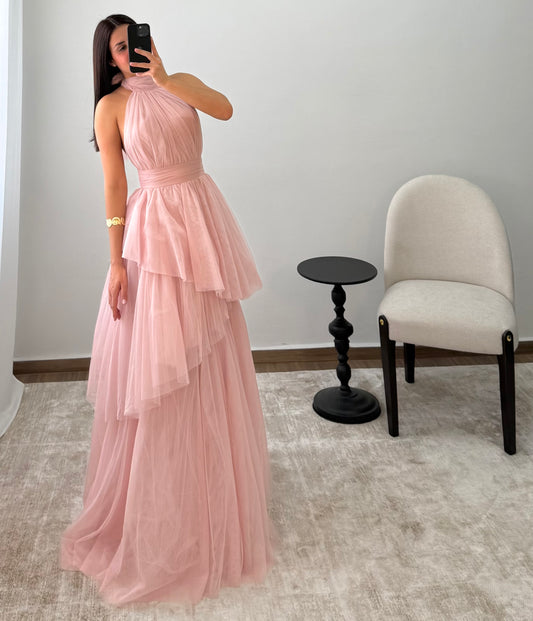 Vestido Priscila Rosa Palo