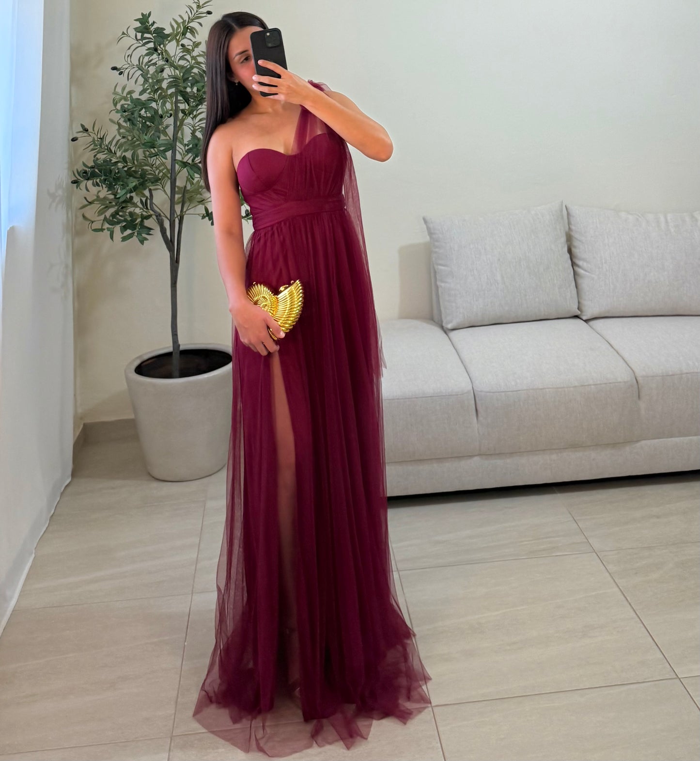 Vestido Elvira Vino