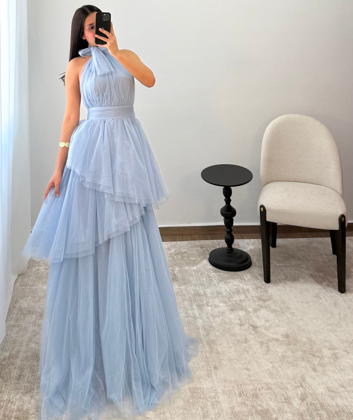 Vestido Priscila Azul