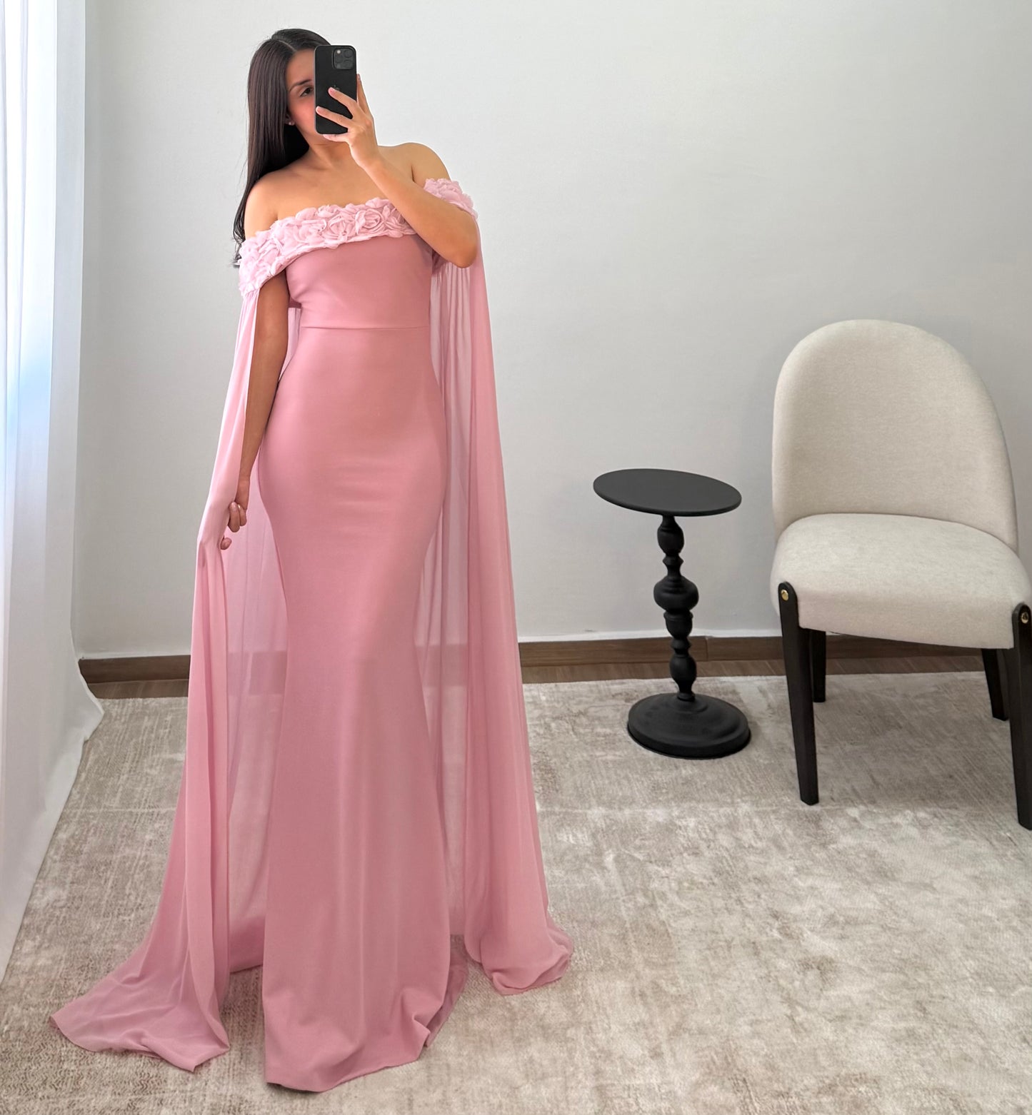 Vestido Melanie Rosa Palo
