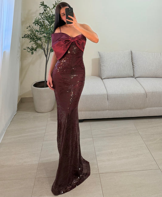 Vestido Celia Vino