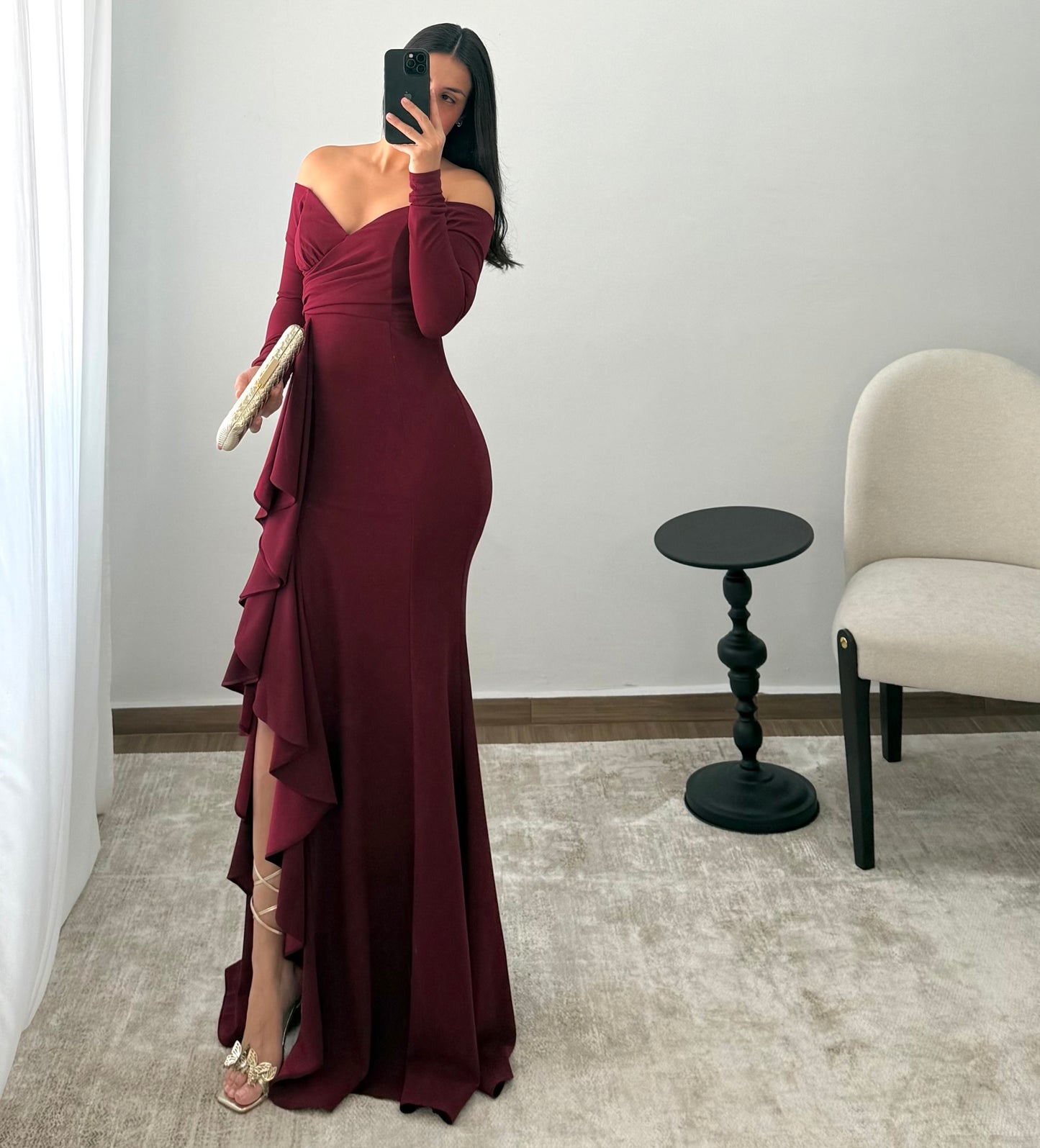 Vestido Johanna Vino