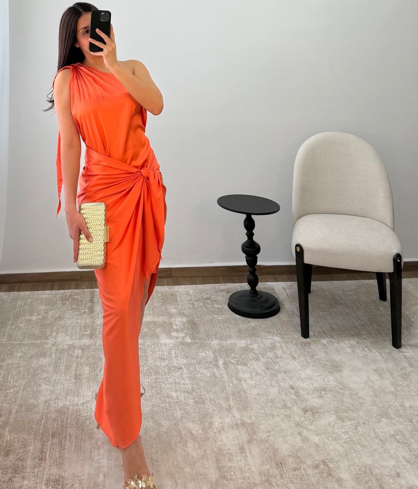 Vestido Barbara Naranja