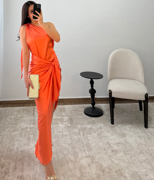 Vestido Barbara Naranja