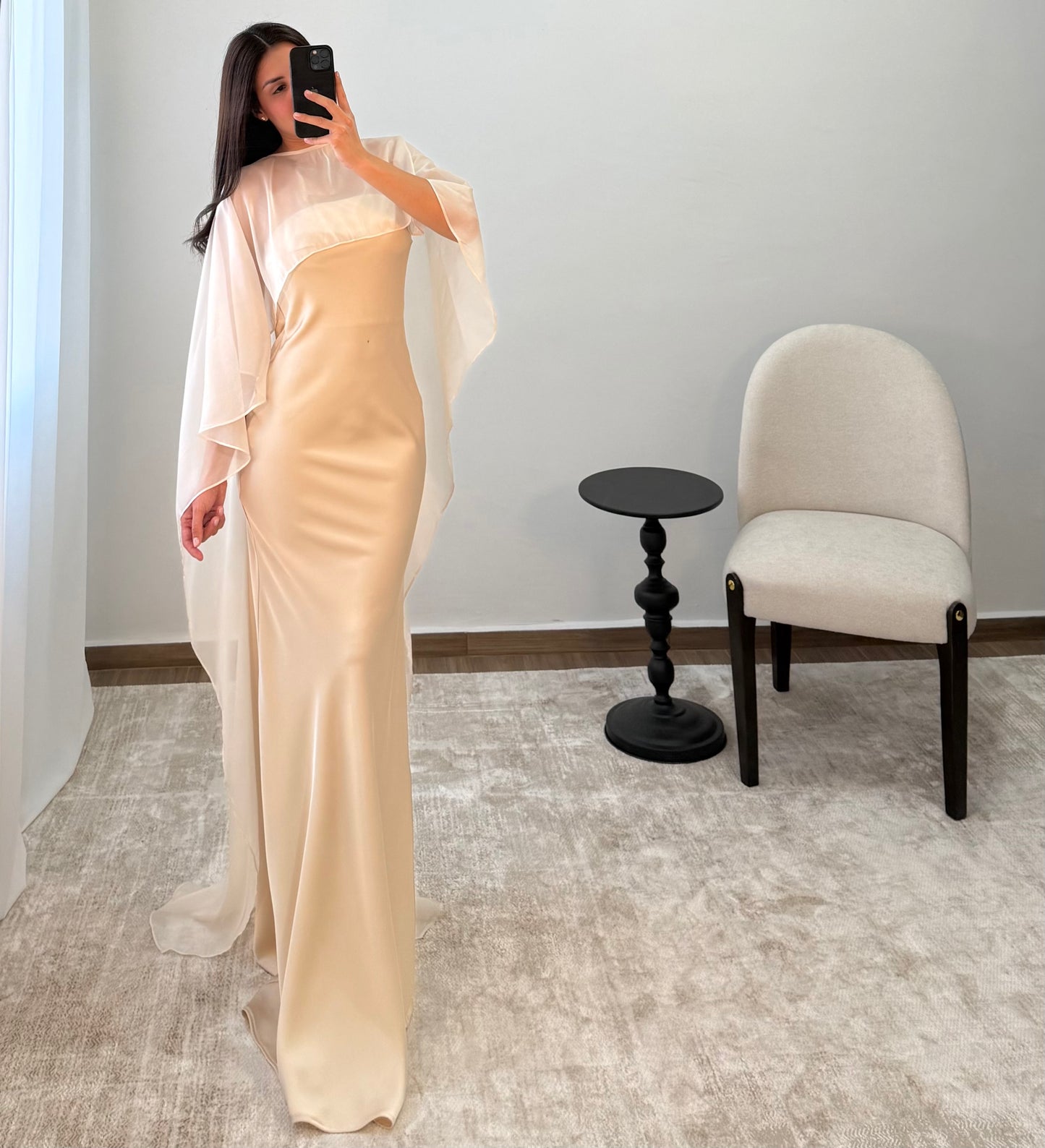 Vestido Rebeca Champagne