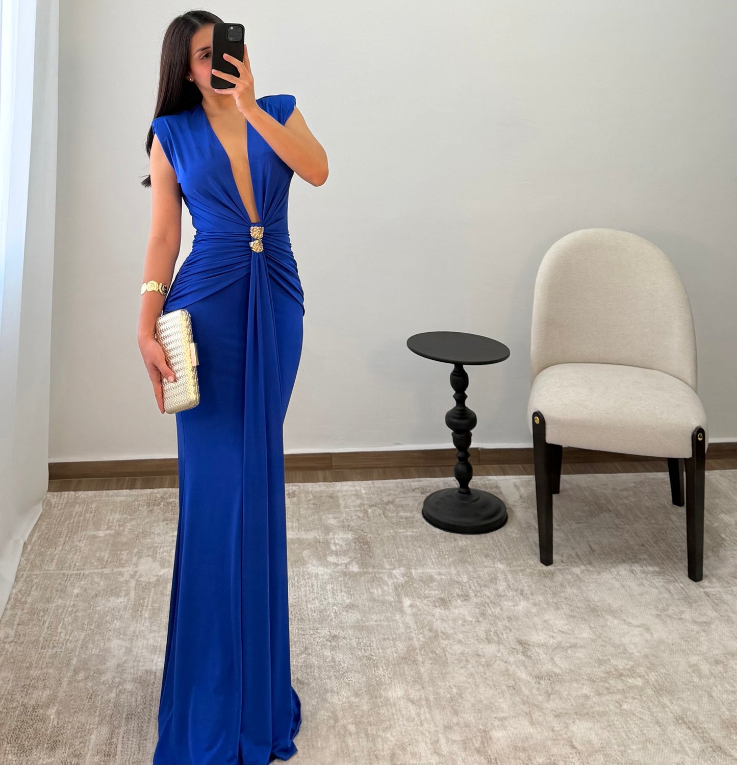 Vestido Ginebra Azul Rey