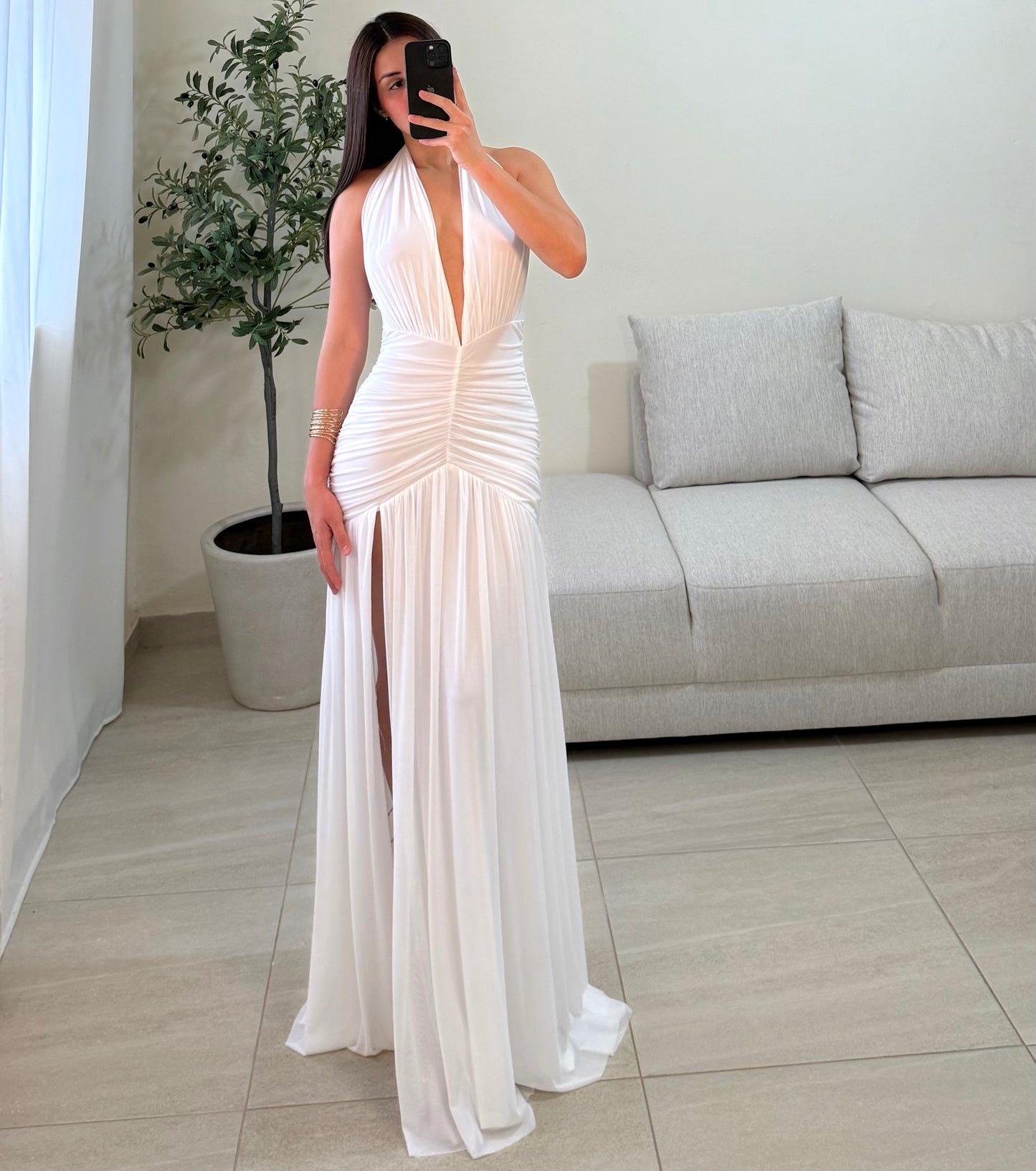 Vestido Lisa Blanco