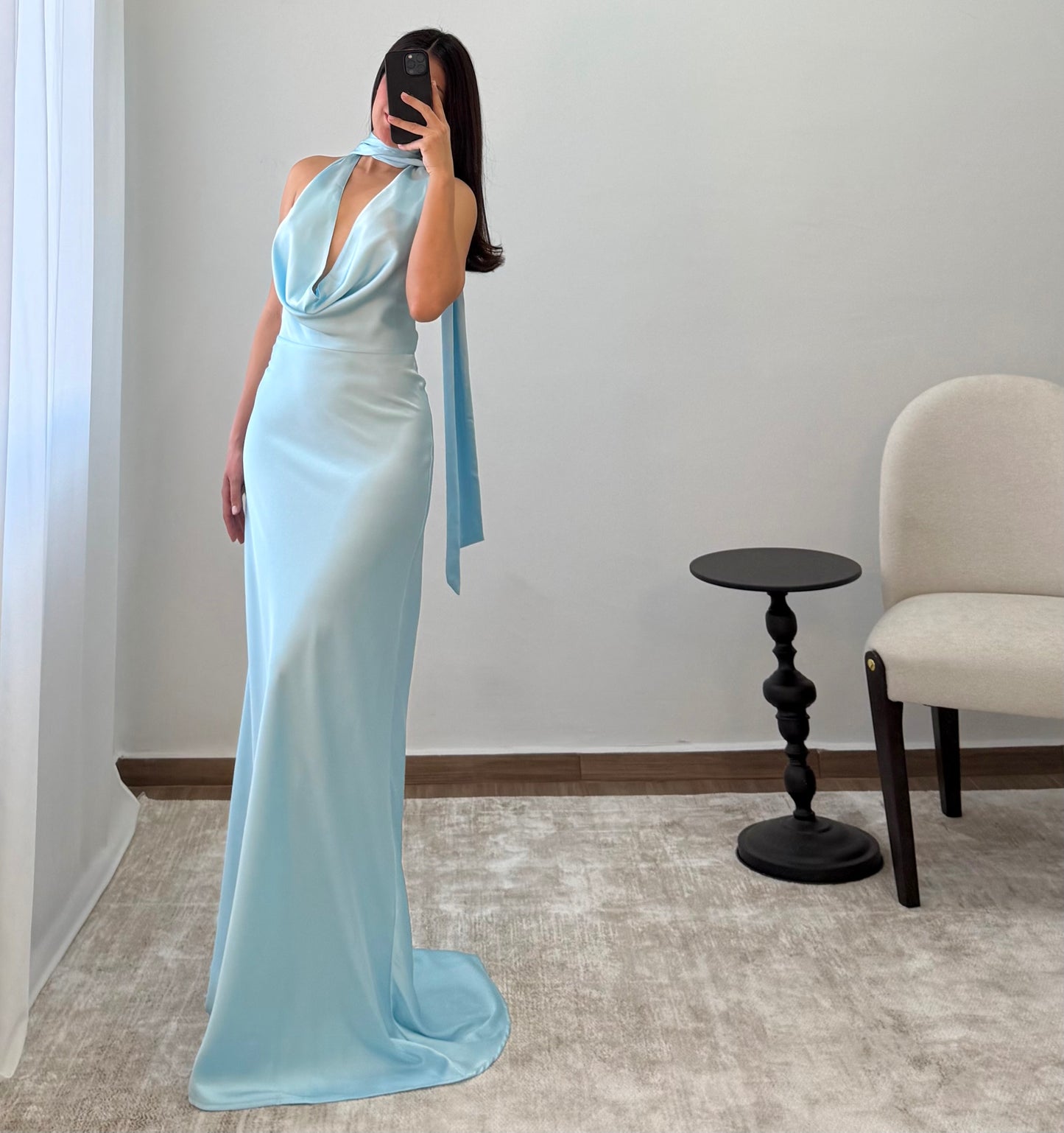 Vestido Catalina Azul Claro