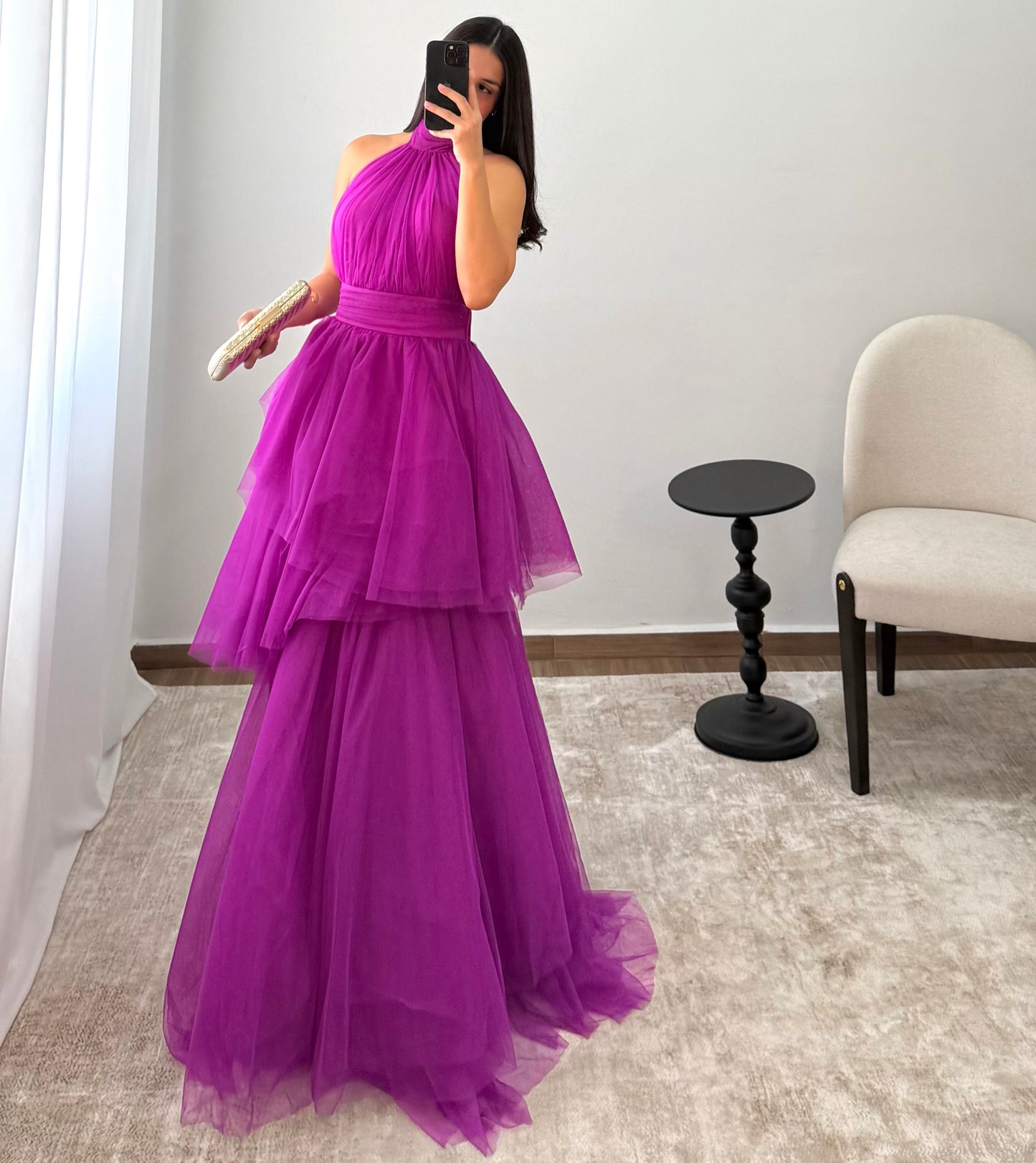 Vestido Priscila Magenta