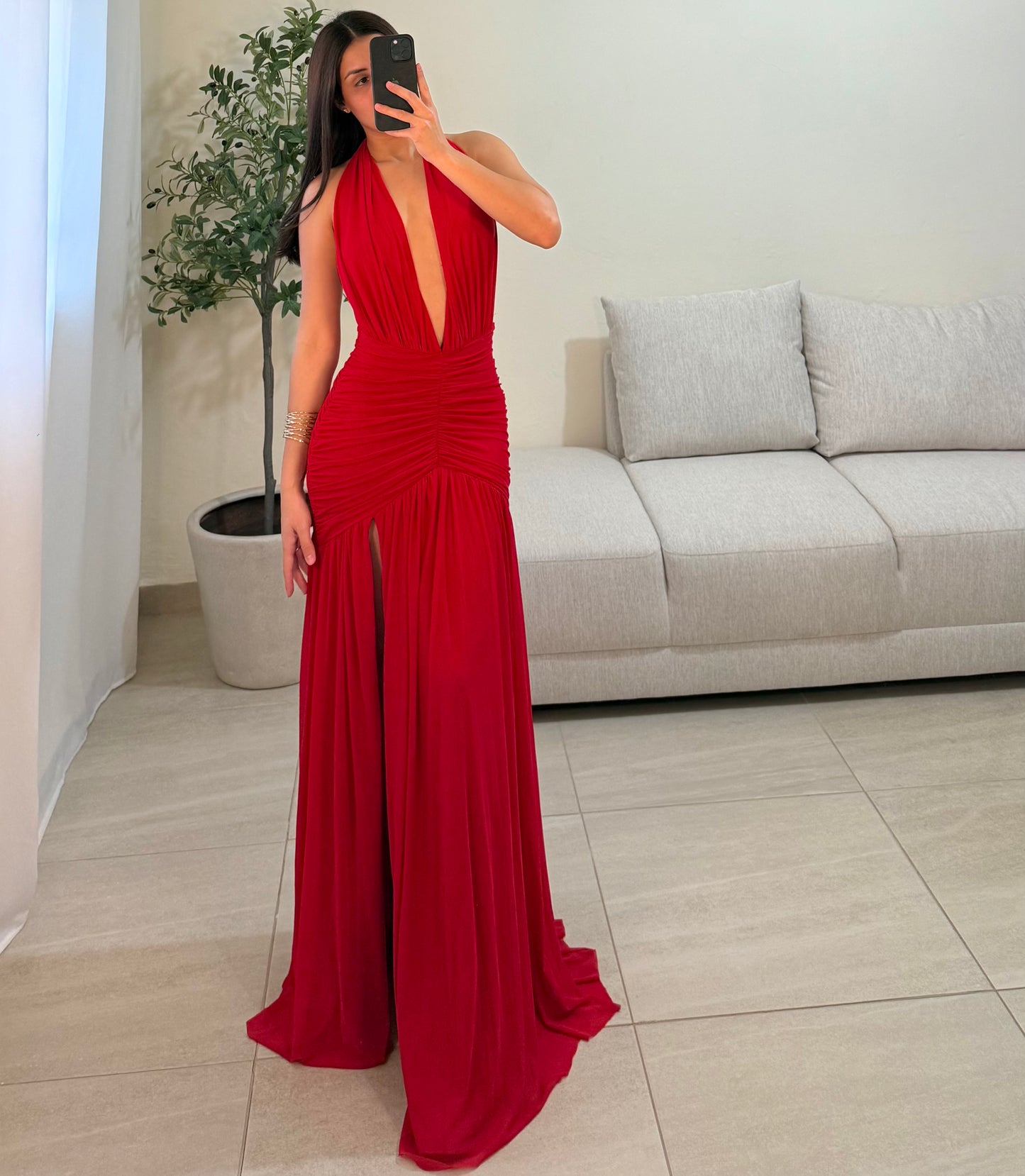 Vestido Lisa Rojo