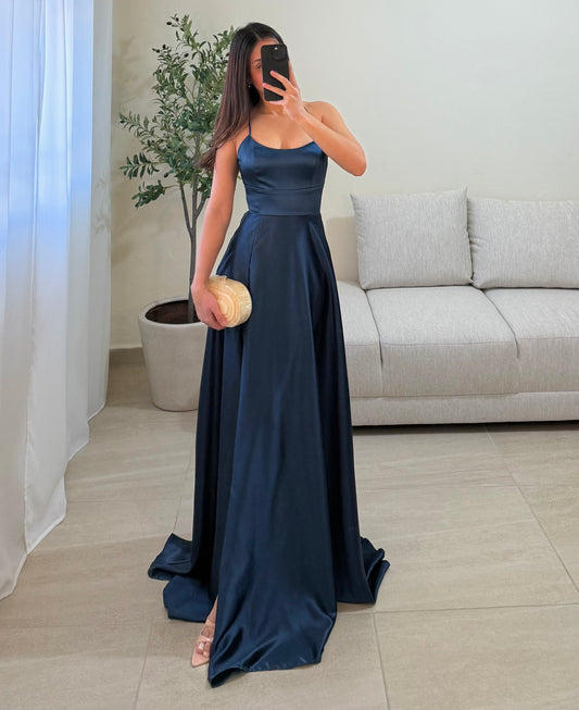Vestido Aída Teal
