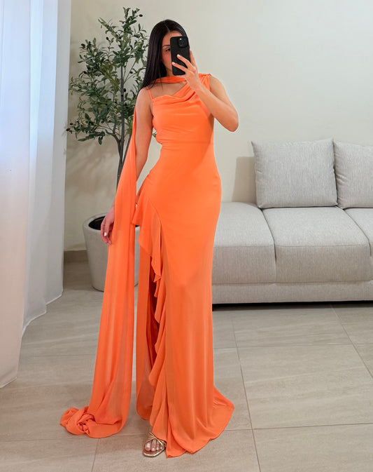 Vestido Sahira Naranja