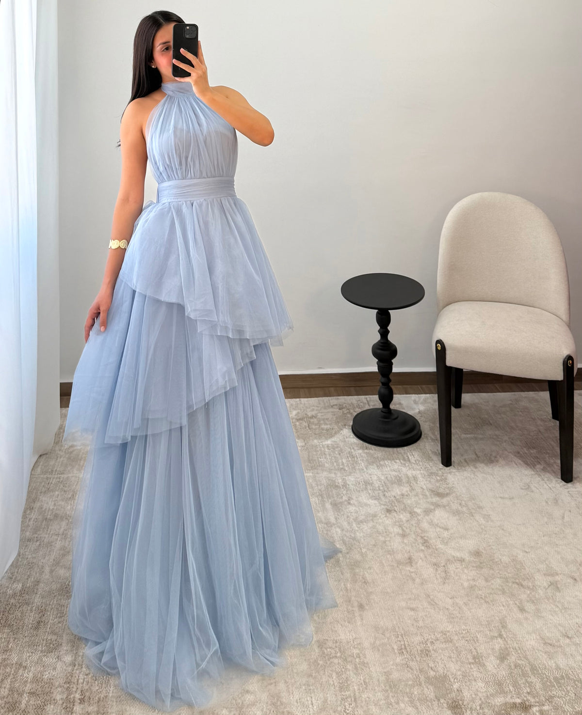 Vestido Priscila Azul