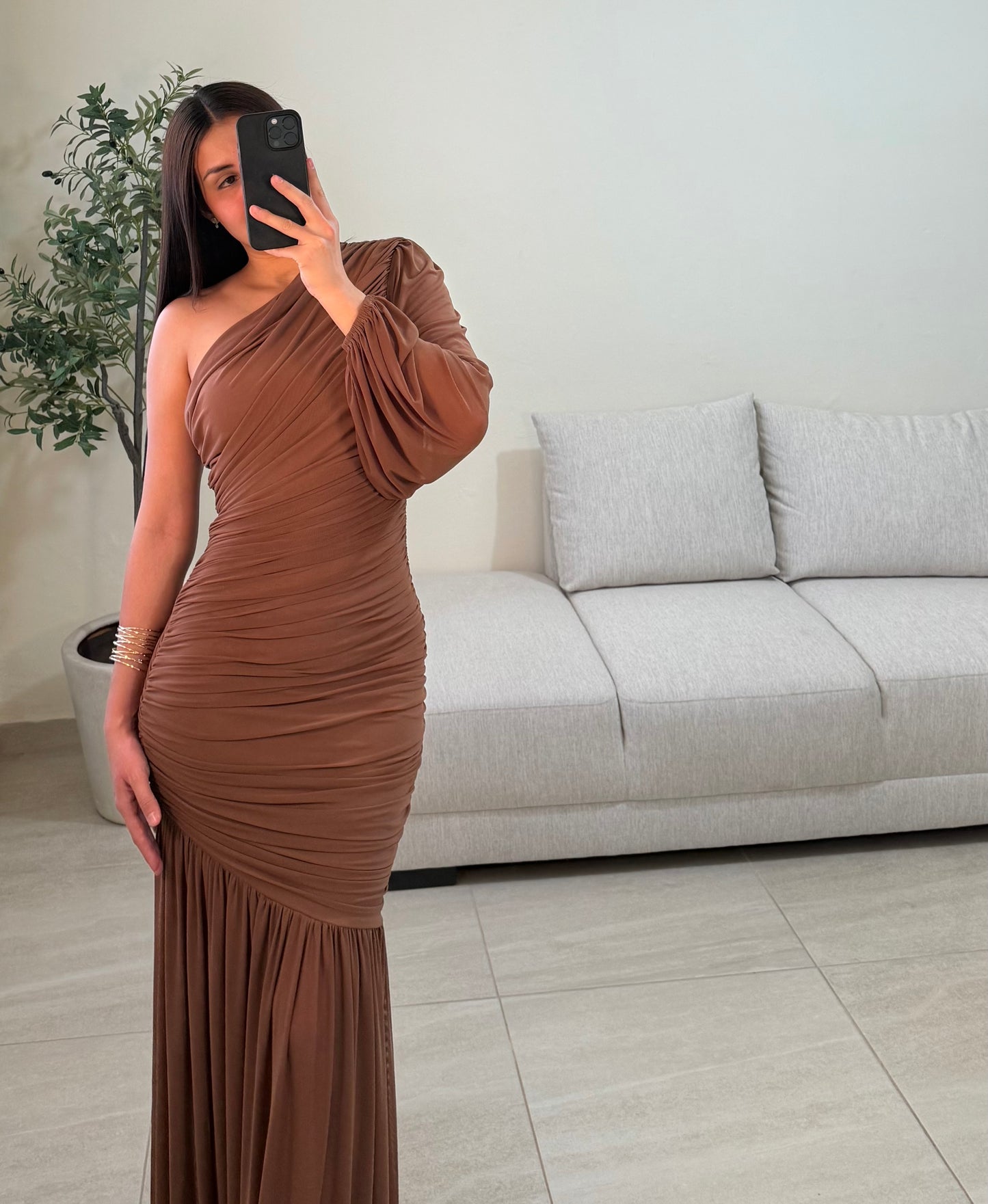 Vestido Luisa Café