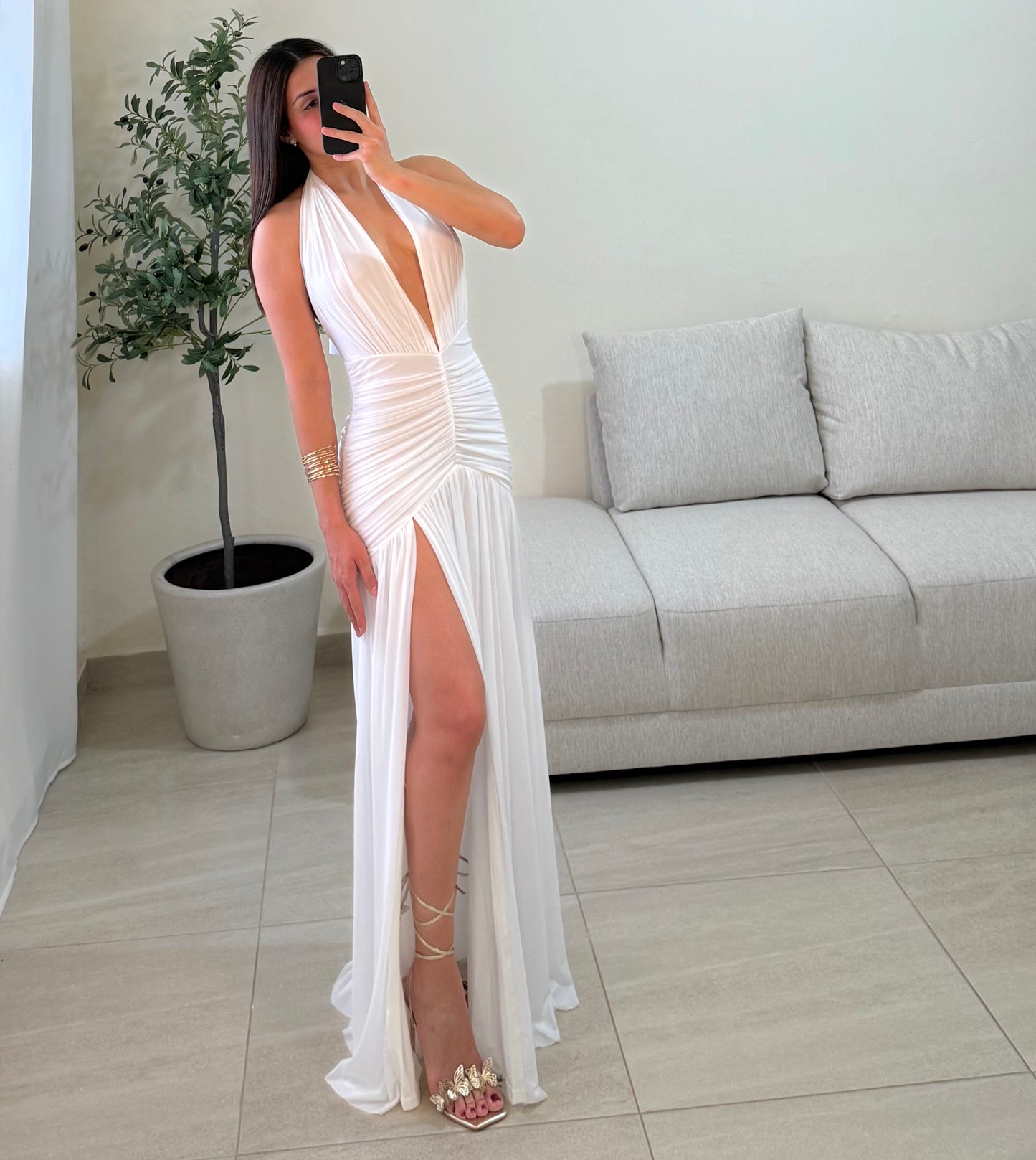 Vestido Lisa Blanco