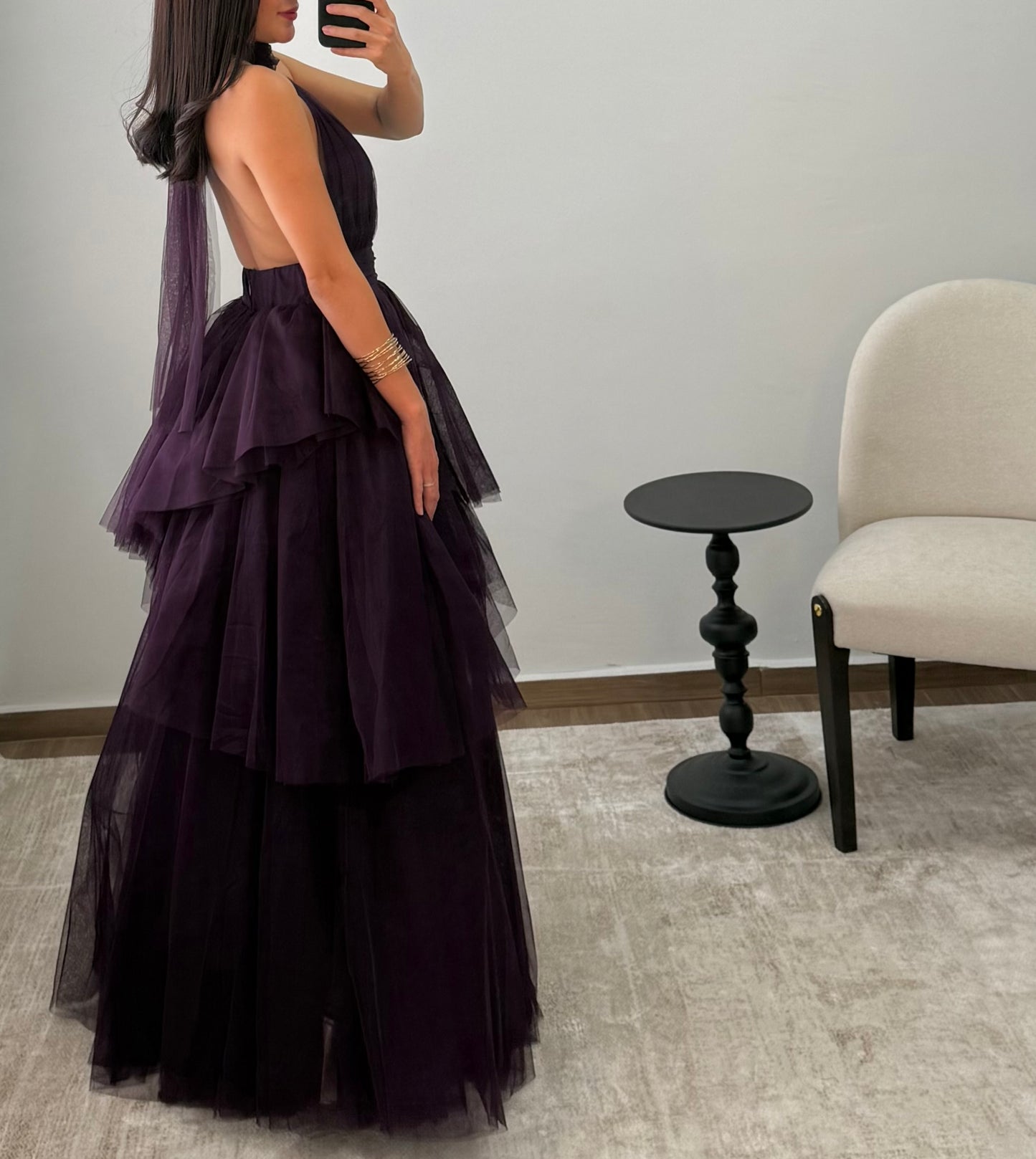 Vestido Priscila Ciruela