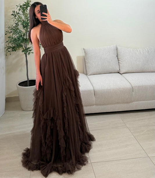 Vestido Paula Chocolate