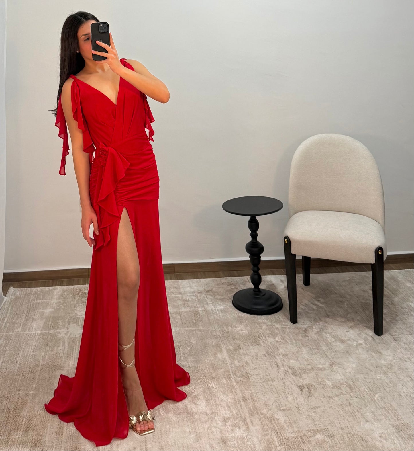 Vestido Maritza Rojo