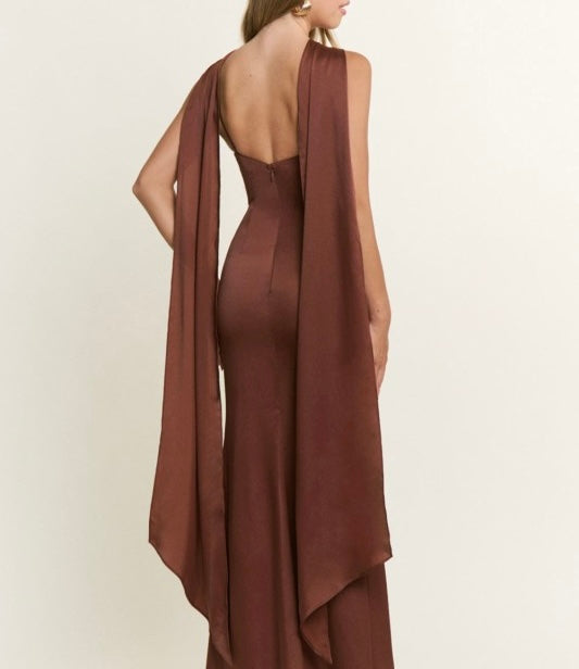 Vestido Fedra Café
