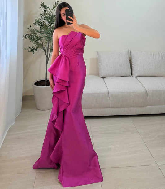 Vestido Carmina Fucsia
