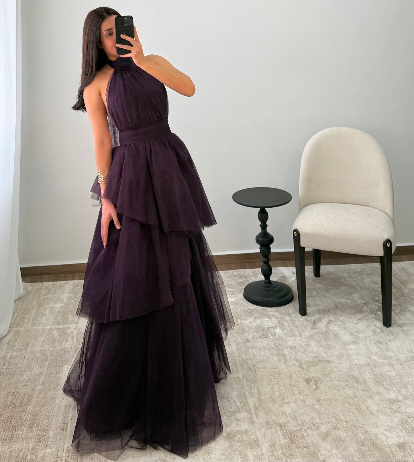Vestido Priscila Ciruela