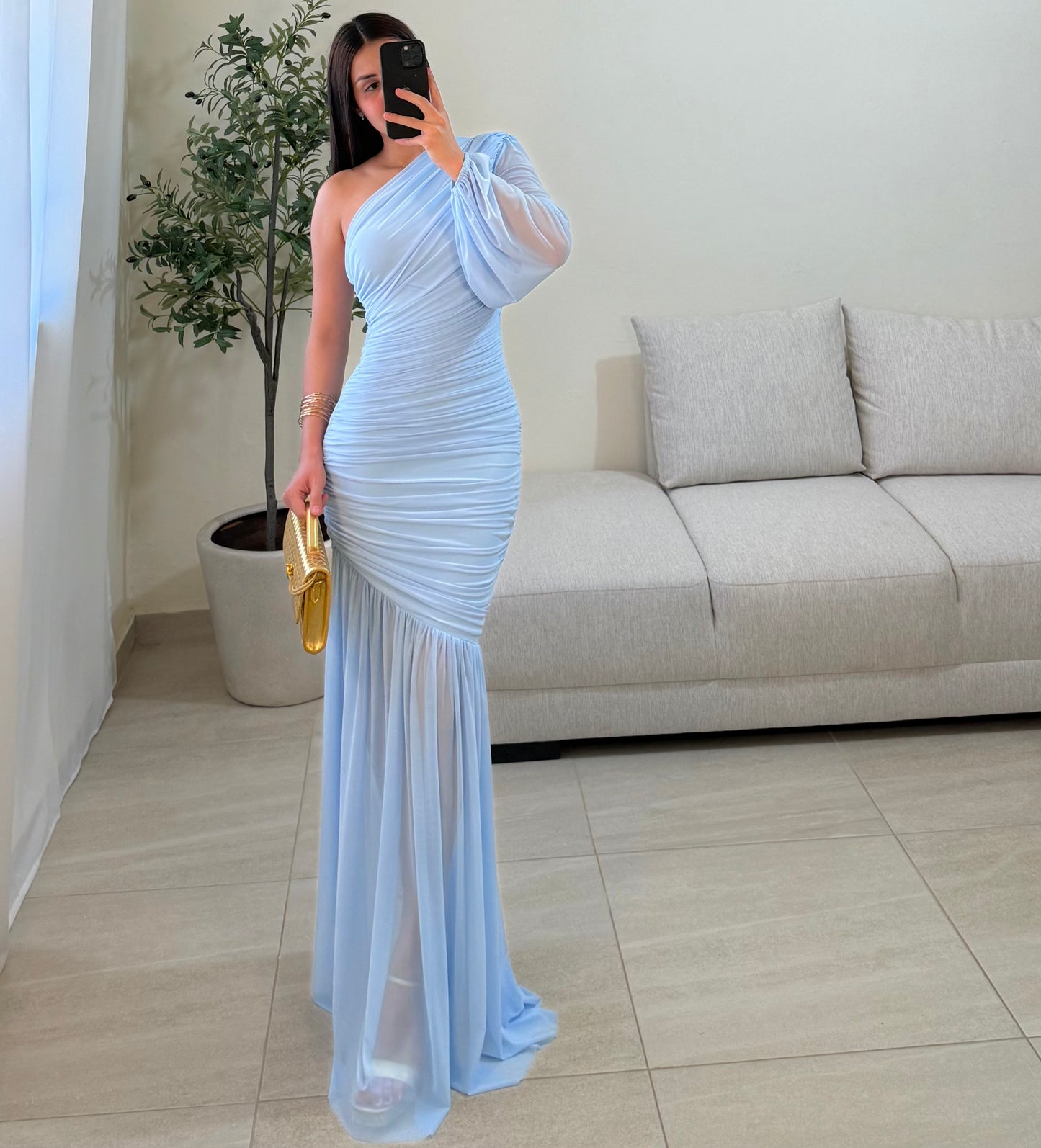 Vestido Luisa Azul Cielo