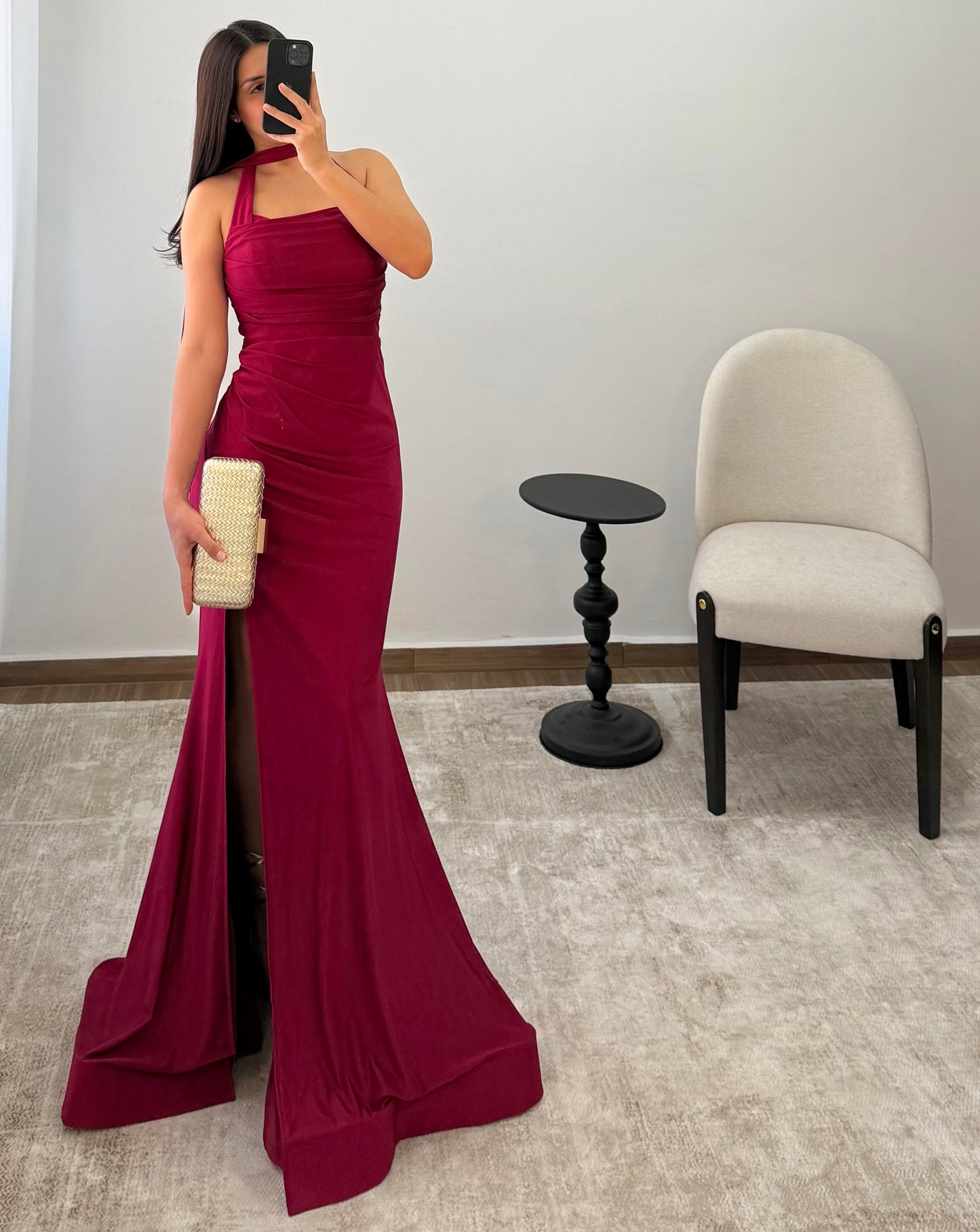 Vestido Adela Vino