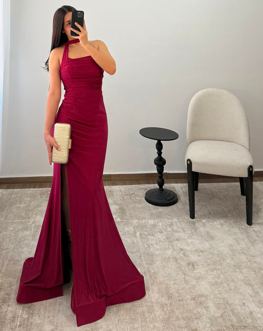 Vestido Adela Vino