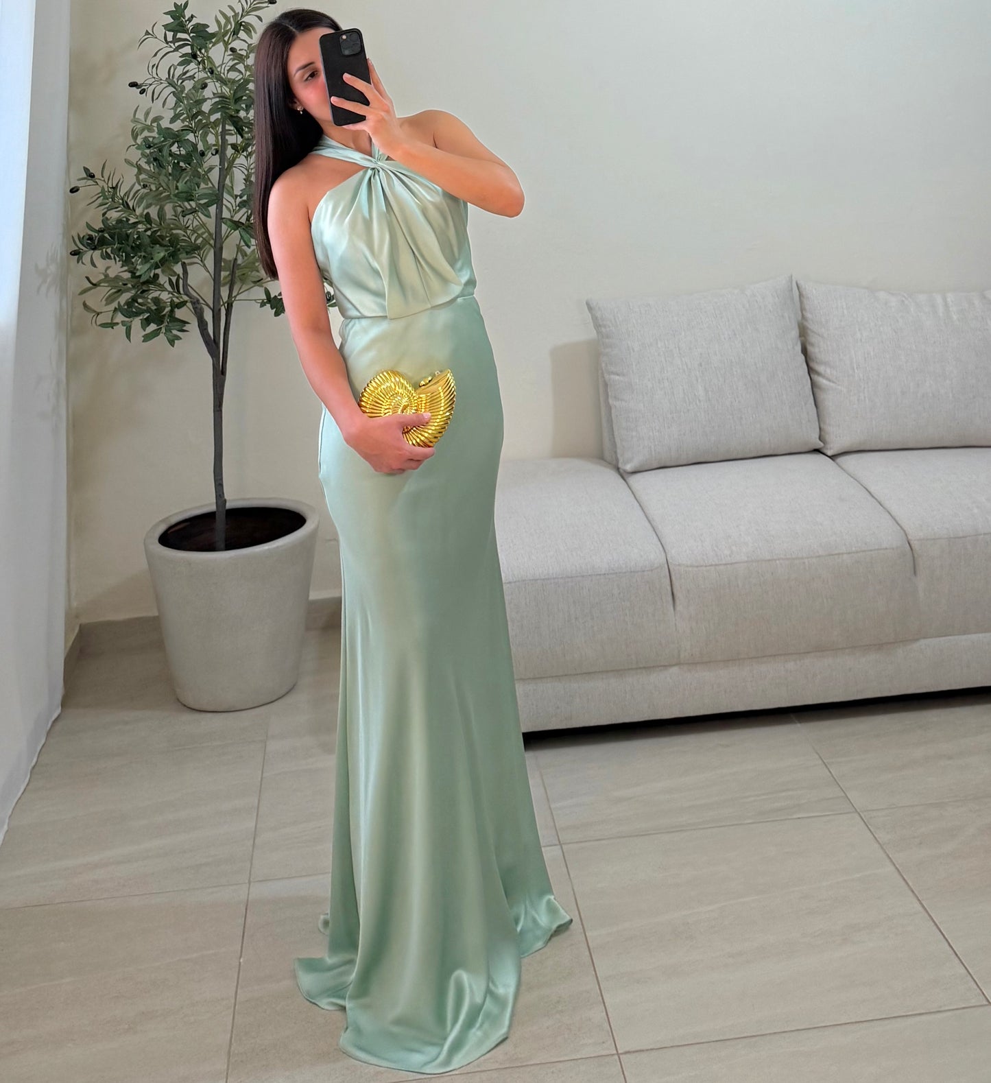 Vestido Singapur Sage