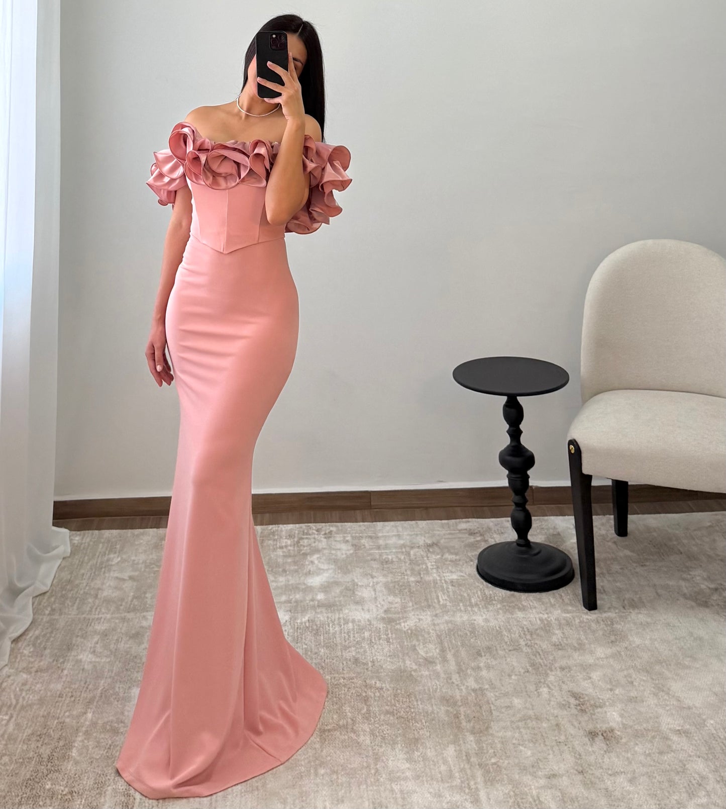 Vestido Thelma Rosa Palo