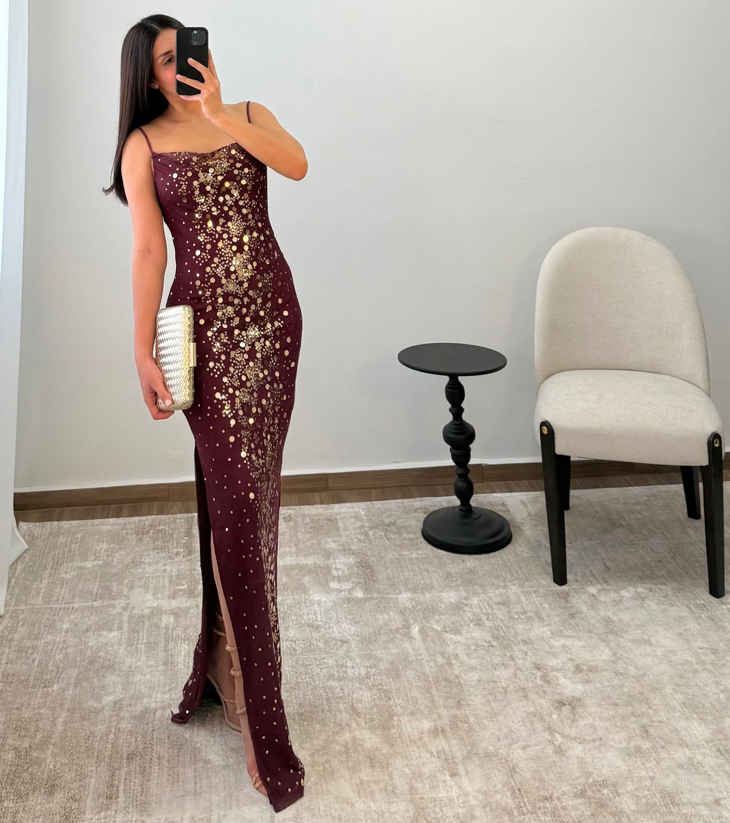 Vestido Lluvia Vino